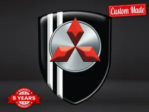 Mitsubishi Personalisierte Logosticker Stilvoll Robust Anpassbar